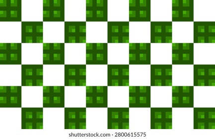green libe checkerboard, abstract background with squares grid cross strip seamless repeat pattern, replete patter image design for fabric printing or wallpaper or wrap package print