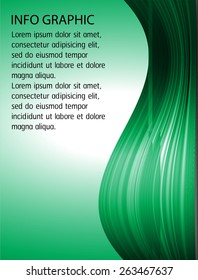 green Light Abstract Technology background for computer graphic website internet. text box. Brochure. card. wave. label. banner. curve. silver