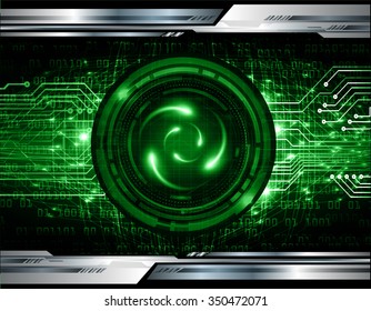 green Light Abstract Technology background for computer graphic website internet business. circuit. vector illustration. infographics. motion move blur.neon.molecule atom electron neutron nuclear.