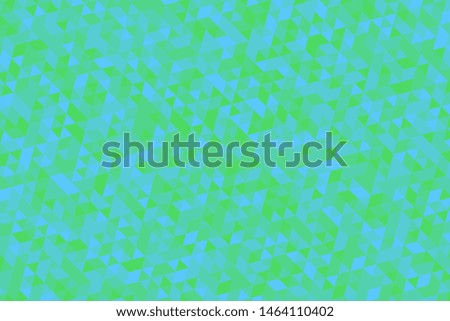 green and light blue triangles pattern. abstract geometric mosaic. beautiful polygonal ornament. simle vector background easy to edit and use. eps 10