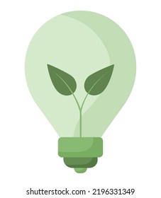 bombilla verde sobre blanco