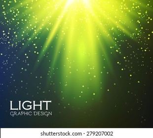 Green light design. Vector illustration
