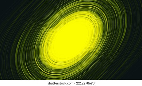 Green Light Galaxy background with Milky Way spiral,Universe and starry concept design,vector