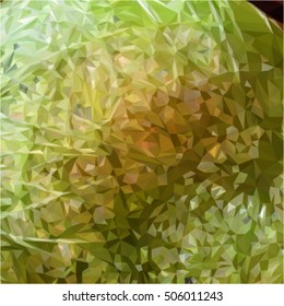 green Light geometric Polygonal Mosaic Background, Vector illustration, abstract triangle texture