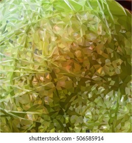 green Light geometric Polygonal Mosaic Background, Vector illustration, abstract triangle texture