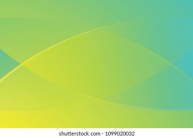 green light gradient color soft light and line graphic for cosmetics banner advertising luxury modern background (vector)
