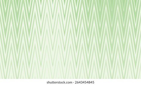 Gradiente de luz verde com Zig Zag Stripes padrão de linha de fundo para design digital e têxtil moderno