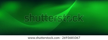 Green Light Motion Blur Abstract Background with Dark Gradient, Modern creative trendy design. modern, vector