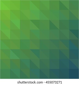 Green light triangle grid business background