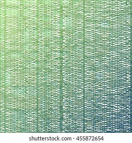 Green light triangle line on white business background