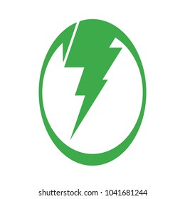 Green Lightning Logo Stock Vector (Royalty Free) 1041681244 | Shutterstock