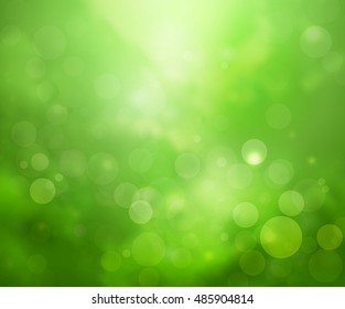 Green lights background