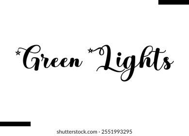  Green Lights Christmas trees quotes text typography