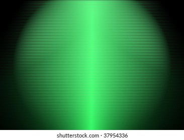 Green lights on floor