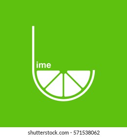 Green Lime Logo Design Vector Template