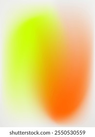 Green lime and orange abstract curve background. Gradient overlay design for digital wallpaper, banner, surface, landing page, cover, header, greeting, celebration, display, marketing, invitation