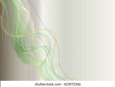 green line abstract background  for background