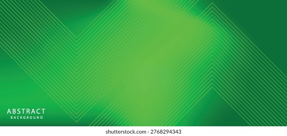 Green Line Frame Edge Abstract Background High-Res Vector
