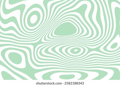 Green  line pattern abstract background texture. Curvy and wavy backdrop.