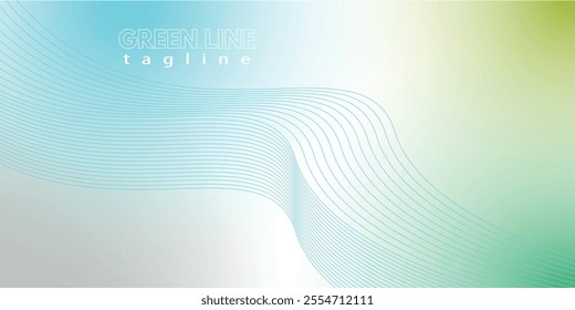 Green line pattern vector ilustration geometric-pattern, seamless-pattern, abstract-pattern background simple design