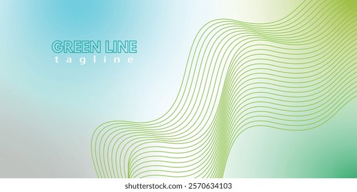 Green line pattern vector ilustration geometric-pattern, seamless-pattern, abstract-pattern background simple design