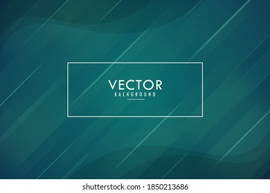 Green Line Shapes. Modern Background Template for Web, Cover, Header, Card, Banner. Design Graphic Vector EPS10