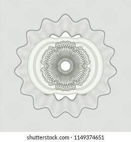 Green linear rosette