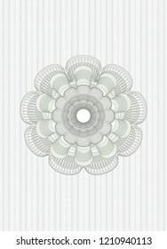 Green linear rosette