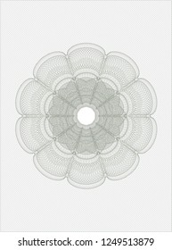 Green linear rosette