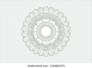 Green linear rosette