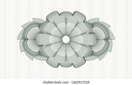 Green linear rosette