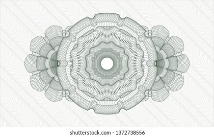 Green linear rosette
