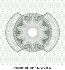 Green linear rosette