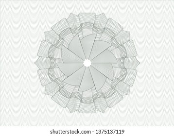 Green linear rosette