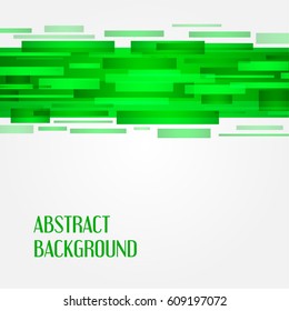 Green lines abstract background. Digital geometric vector illustration. Good for banners, flyers, posters, brochures.
