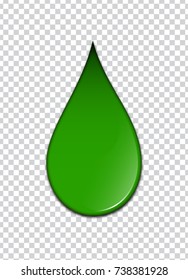 Green liquid, splashes and smudges. Slime vector illustration.