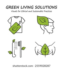 Green Living Solutions: Visuals for Ethical and Sustainable Practices.