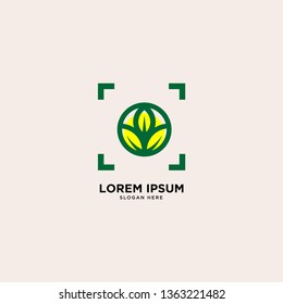 green lock simple logo template vector illustration icon element isolated - Vector