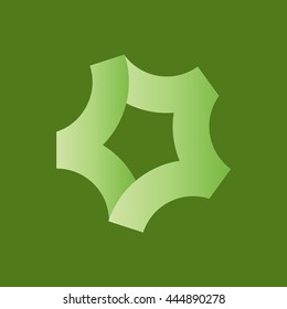 green logo design background latex












