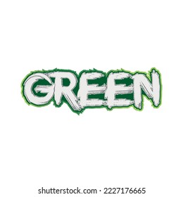 Green logo design. Creative green logo design.