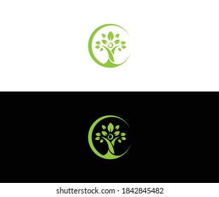formato de eps de diseño de logotipo verde