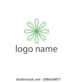 logotipo verde sobre fondo blanco