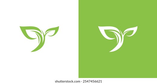 Green Logo, Tree Logo Of Tree, Leaf logo