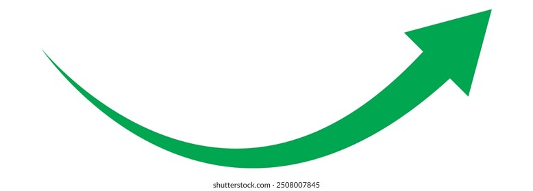 Green Long arrow vector icon. Black horizontal double arrow. Replaceable vector design. Green icon isolated on white background. Vector illustration. EPS 10