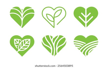 green love heart nature symbol