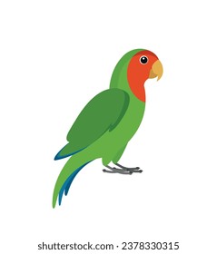 Green Lovebird, formato eps 10