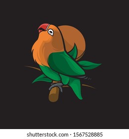 430+ Gambar Sketsa Burung Lovebird Ngekek Gratis Terbaik