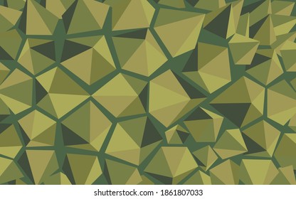 grüner abstrakter Low-Poly-Hintergrund