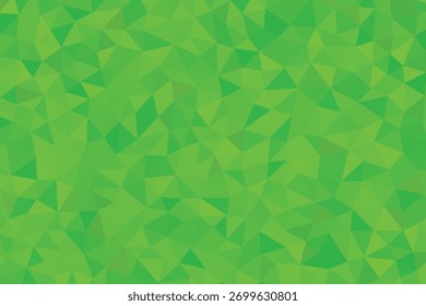 Arte de fondo moderno de mosaico geométrico abstracto de poli bajo verde