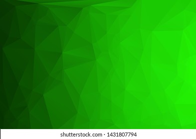 Green Low poly crystal background. Polygon design pattern. environment green Low poly vector illustration, low polygon background.